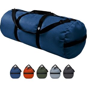 175L Extreme Duffel Bag, Heavy-Duty Gear Bag, 1050D Tuff Cloth, Diamond Ripstop, Reinforced Stitching - Blue (18" x 42") in Saudi Arabia