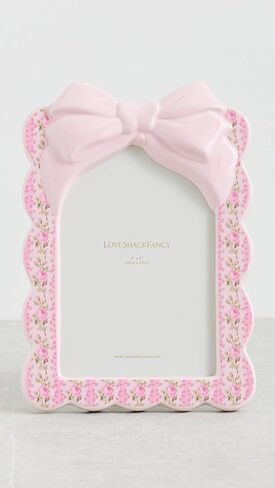 LOVESHACKFANCY Women's Decorative Bow Frame 4x6 in Kuwait