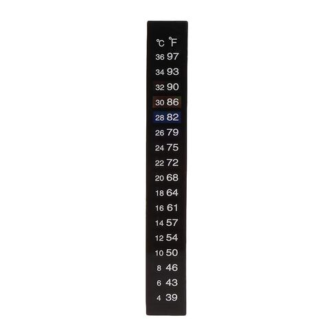 10 Pieces Strips Aquarium Adhesive Strip Sticker Temperature Monitor for Fish for Wine Jar 18 34℃ in Kuwait