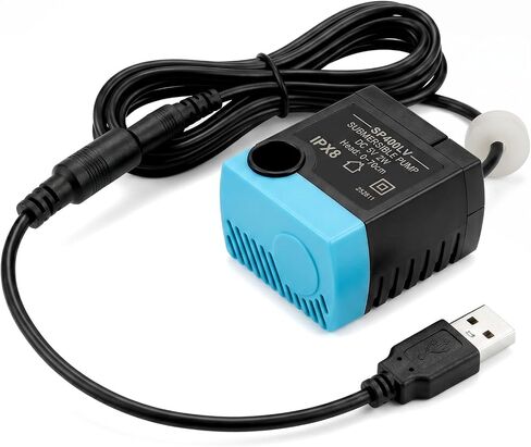 Cat & Dog Submersible Replacement Pump, Pet Fountain Motor SP-400LV, Compatible with Ceramic, Butterfly, Stainless Steel and 360° Pet Water Fountains, Ultra Quiet & Low Pressure, Easy to Clean in Kuwait