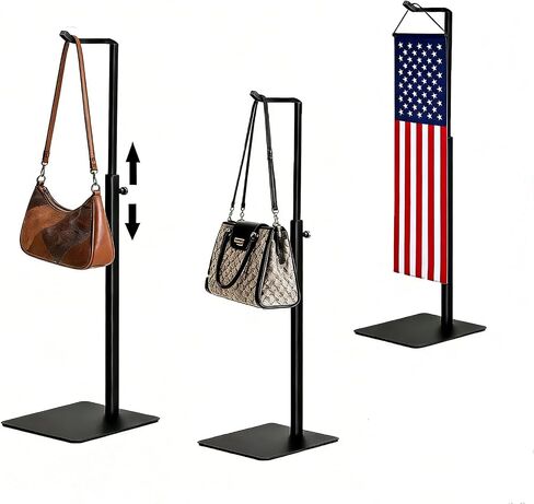 purse stand,Adjustable Purse Display Stand,Black Handbag Display Stand,Hanger Rack for Bags,Suitable for Desktops,Wardrobes and Commercial Storeshook Stand in Saudi Arabia