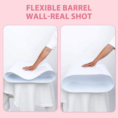 3 Pcs White PVC Cake Stand, Cylinder Pedestal Stands, Cylinder Stands for Party, with Weighted Water Bag & Spandex Cloth Cover for Wedding, Birthday Decor, 34.06''(L), 29.13''(M), 23.82''(S) in Kuwait