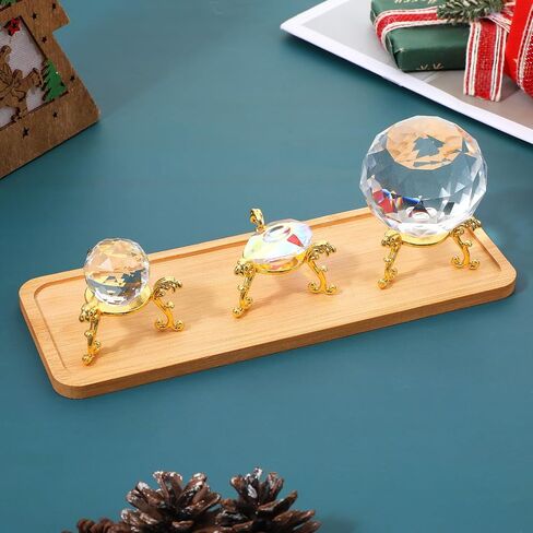 20 Pcs Gold Crystal Ball Stand for Displaying Crystal Glass and Natural Rocks, Sphere Display Holder, for 40mm-80mm Sphere or Stone Air Fern Display Stand in Kuwait