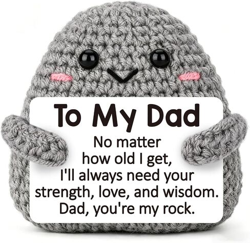 Happy Anniversary Couple Gifts for Men Women, Anniversary Wedding Gifts for Husband Wife - Handmade Crochet Stone Decor You are My Rock - Romantic I Love You Gift for Boyfriend Girlfriend Him Her in Saudi Arabia