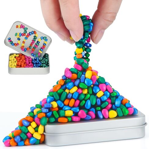 Ferrite Putty, 500+ Colorful Ferrite Stones for Desk & Office, Tactile Adult Fidget Accessory for Focus, Relaxation, Stress Relief & Desk Decor in Kuwait