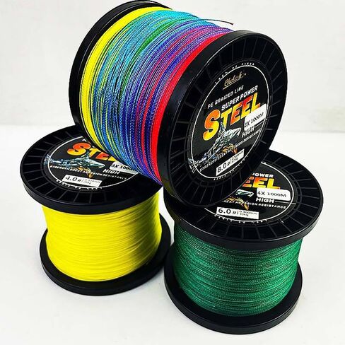 Premium 1000M Fishing Reel Compatible Braided Fishing Line – 4-Strand Abrasion-Resistant Strong Fishing Reel Line in Saudi Arabia