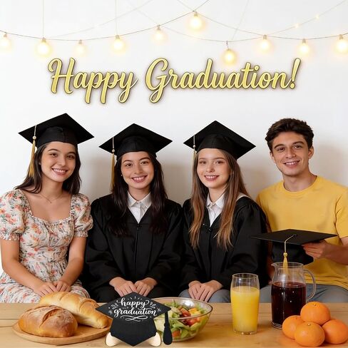 Eaasty 20 Pcs Mini Chalkboard Signs Graduation Party Food Labels for Party Buffet with Stand Wooden Erasable Reusable Blackboard Food Catering Supplies Display for Graduation Table Setting Name in Saudi Arabia