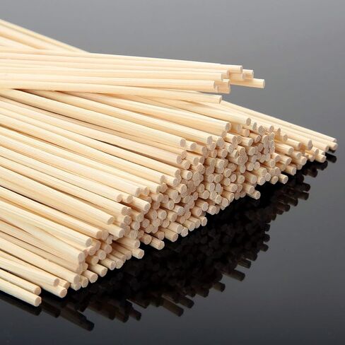 TOMCENXI 60PCS Reed Diffuser Sticks,10 Inch Natural Rattan Wood Sticks,Diffuser Refills,Essential Oil Aroma Diffuser Replacements Sticks for Home,Office in Saudi Arabia