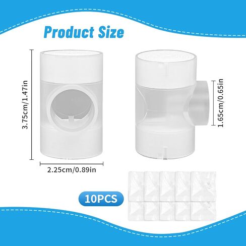 10 Pcs Tracheostomy HME Heat Moisture Exchanger Individually Sealed Package Tracheotomy Humidifier HME Filters in Saudi Arabia