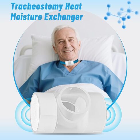 10 Pcs Tracheostomy HME Heat Moisture Exchanger Individually Sealed Package Tracheotomy Humidifier HME Filters in Saudi Arabia