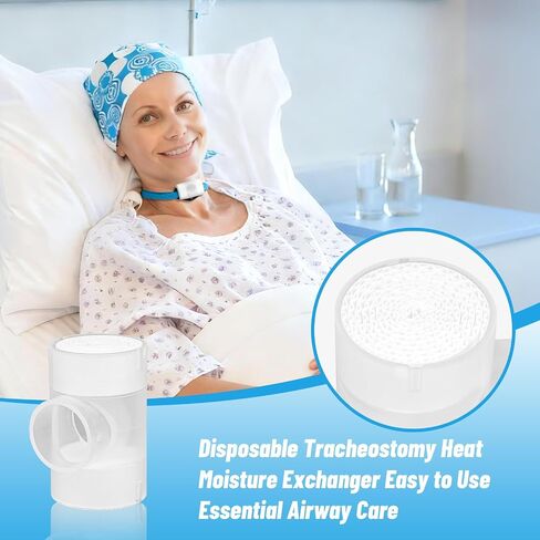 10 Pcs Tracheostomy HME Heat Moisture Exchanger Individually Sealed Package Tracheotomy Humidifier HME Filters in Saudi Arabia