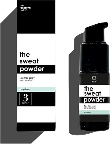 Kaia Naturals The takesumi Detox® The Sweat Powder Talc Free Spray – Crisp Linen, Talc-Free Magnesium Powder, Sweat Control for Body & Underarms 25g/0.8 oz in Kuwait