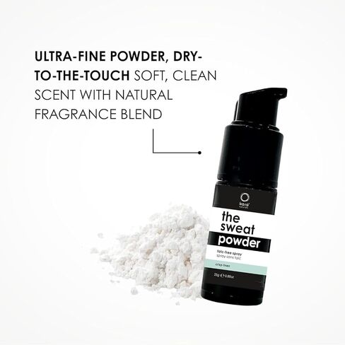 Kaia Naturals The takesumi Detox® The Sweat Powder Talc Free Spray – Crisp Linen, Talc-Free Magnesium Powder, Sweat Control for Body & Underarms 25g/0.8 oz in Kuwait