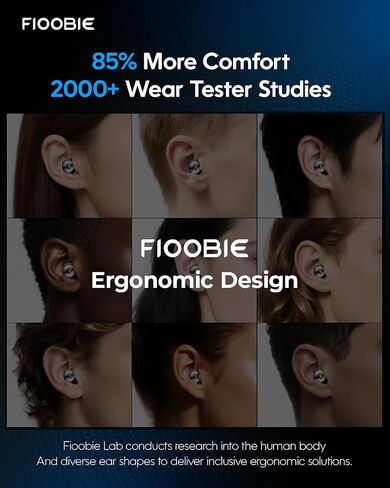 2026 Pro Ear Plugs for Sleeping, 46dB ASTM Certified Noise Cancelling Ear Plugs for Side Sleepers, 360° Pressure-Balanced, Snore & Noise Blocking with 6 Ear Tips, All-Day Comfortable Fit, Black in Kuwait