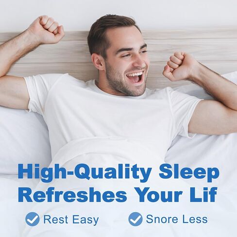 Chin Strap for Sleeping, Anti Snoring Devices Comfortable Effective Stop Snoring Solution, Snore Stopper Breathable, Anti Snore Chin Strap Adjustable Velcro, with Eye Mask, Black in Saudi Arabia