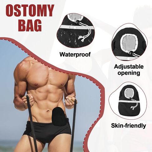 1pcs Ostomy Bag Covers, Ostomy Pouch Cover for Men and Women, Waterproof Colostomy Liners, Ostomy Care Lifestyle Accessories in Saudi Arabia