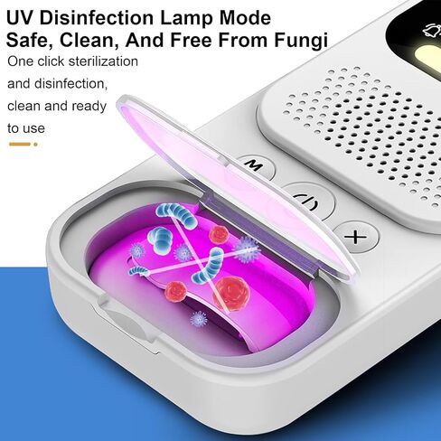 2026 New Wireless Bedwetting Alarm, Bed Wetting Alarm for Boys, Girls or Older Kids, 9 Melodies 3 Modes and UV Mode, Night Light - Pee Alarm for Bedwetting for Kids, Includes Progress Card in Saudi Arabia