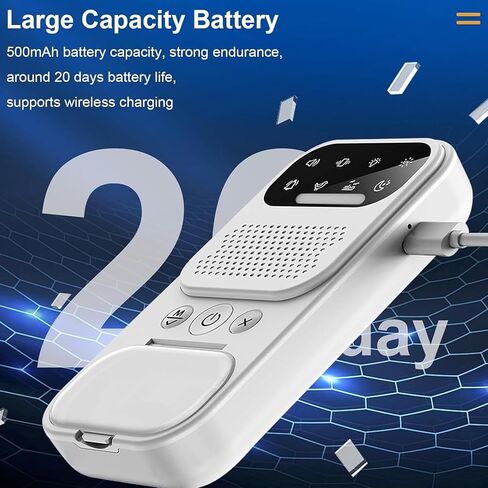 2026 New Wireless Bedwetting Alarm, Bed Wetting Alarm for Boys, Girls or Older Kids, 9 Melodies 3 Modes and UV Mode, Night Light - Pee Alarm for Bedwetting for Kids, Includes Progress Card in Saudi Arabia