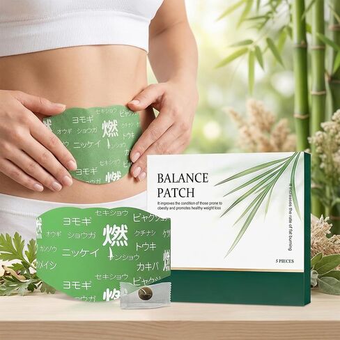 Balance Patch, Plant Herbal Navel Patches for Menstrual Cramp, 2026 New Herbal Balance Patch for Waist & Abdomen, Gentle Formula for All Skin (2boxes，10 Patches) in Kuwait