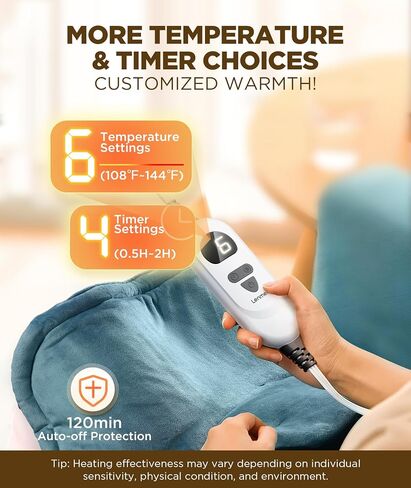 Graphene-Infused Heating Pad 3X Deeper Muscle Relief, Weighted Instant Heating Pads for Neck and Shoulders, Heated Wrap with 6 Heat Options and 4 Auto-Off Timer, Gifts for Mom Women Christmas Birthday in Kuwait