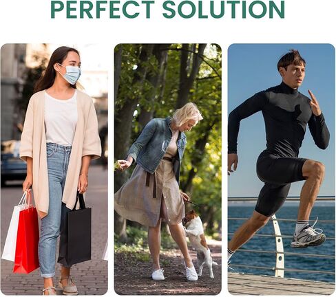 Welnove Blister Prevention Patches, 25 Sheets Moleskin for Shoes (Glossy Low-Friction Film – Not Traditional Padded Moleskin) – Protects Tender Areas from Friction - Total 1.79 sq ft in Saudi Arabia