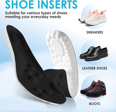 Orders My 4D Cloud Steppers Insoles for Men and Women - Shock Absorption Inserts, Soft Anti-Fatigue, Relieve Foot Pain, Memory Foam Insoles for Shoes, Boots & Sneakers Placed Recently by Me in Kuwait