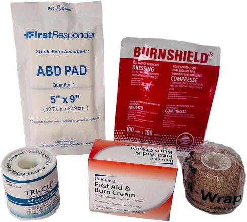 Class-A First Aid Refills Supplies Without Cabinet | Essential Medications for Emergency Preparedness | Ensuring Long-Lasting Reliability | Exceeds OSHA/Ansi Z308.1 2015, Over 600 PCS in Saudi Arabia