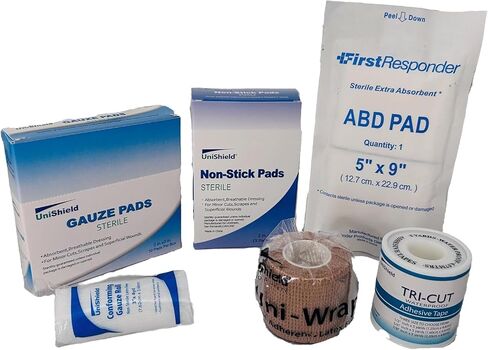 Class-A First Aid Refills Supplies Without Cabinet | Essential Medications for Emergency Preparedness | Ensuring Long-Lasting Reliability | Exceeds OSHA/Ansi Z308.1 2015, Over 600 PCS in Saudi Arabia