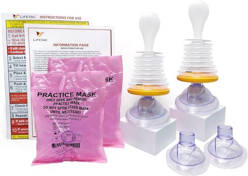 LifeVac Home Kit - Portable Suction Rescue Device, First Aid Kit for Kids and Adults, Portable Airway Suction Device for Children and Adults in Kuwait