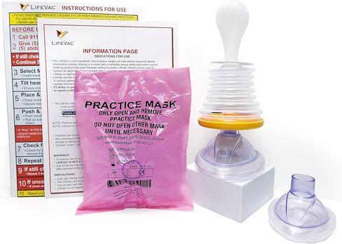 LifeVac Home Kit - Portable Suction Rescue Device, First Aid Kit for Kids and Adults, Portable Airway Suction Device for Children and Adults in Kuwait