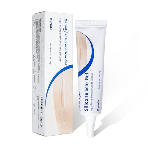 Advanced Scar Gel, Treats New & Old Scars, Reducing the Appearance of Keloid & Bump Scars Caused by Surgery, Acne, Burns, Injury & Stretch Marks-0.53 Oz(15g). in Saudi Arabia