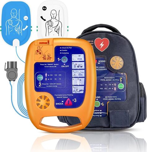 AED Automatic External Defibrillator Portable Emergency Device Suitable for Home Use in Gyms, Subways, and Companies in Saudi Arabia
