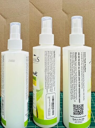 Head Hunters Natural Lice Products Lemon Heads Lice Repellent Spray for Kids and Adults - Detangling and Conditioning Lemon & Rosemary Lice Prevention Spray - 8 Fl Oz in Saudi Arabia