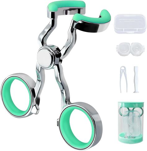 Easy Contact Lens Applicator Tool for Beginners, Professional Contacts Applicator Tool for Long Nails, Soft Tweezer Contact Lens Remover Tool with Storage Box, Portable Set in Saudi Arabia
