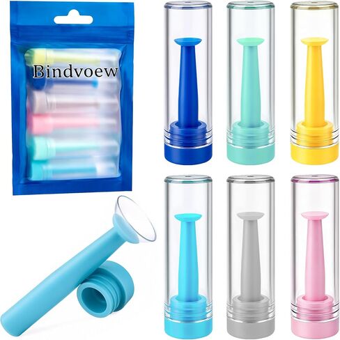 6pcs Silicone Contact Lens Remover Tool,Portabl 6 Colors Hard Contact Lens Applicator for RGP & Scleral Lenses with Sanitary Cases- Plunger Suction Cup (Multicolor) in Saudi Arabia