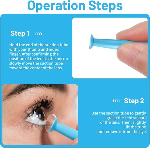 6pcs Silicone Contact Lens Remover Tool,Portabl 6 Colors Hard Contact Lens Applicator for RGP & Scleral Lenses with Sanitary Cases- Plunger Suction Cup (Multicolor) in Saudi Arabia