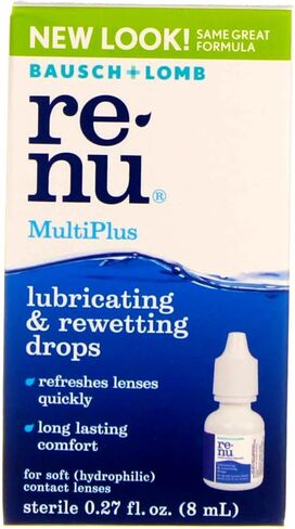 Bausch & Lomb ReNu MultiPlus Lubricating and Rewetting Drops 0.27 oz (Pack of 5) in Saudi Arabia