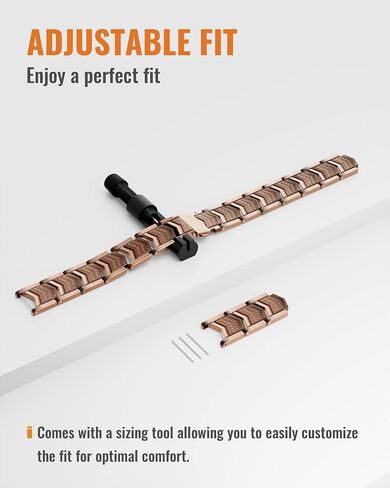 Copper Bracelet for Men,3X Magnetic,3800 Gauss,99.99% Pure Copper Magnetic Bracelets for Men, Power Balance,Shield Design,Gift Box Packaging With Adjustment Tool in Saudi Arabia