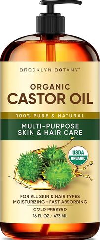 Brooklyn Botany Cold-Pressed Organic Jojoba Oil | for Skin, Hair and Face | 8 Fl Oz | 100% Pure and Natural | Carrier Oil for Essential Oils, Aromatherapy and Massage | Hexane Free in Kuwait