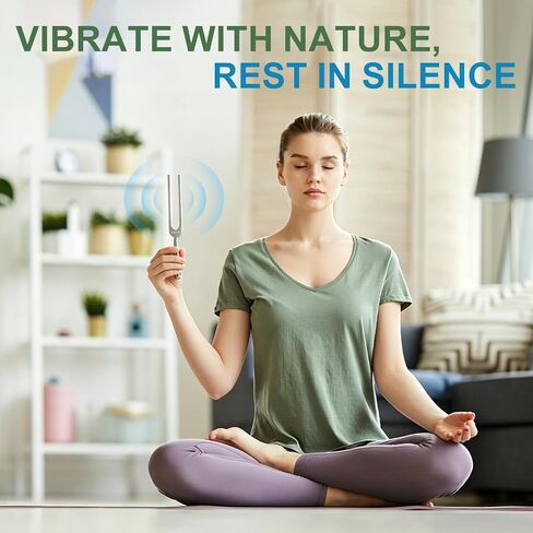 Tuning Forks for Healing Set – 128Hz 136.1Hz 256Hz 384Hz Weighted & Unweighted Resonance Sound Therapy Tuning Fork Set, Healing Instruments for Meditation Yoga Chakra Balance in Saudi Arabia