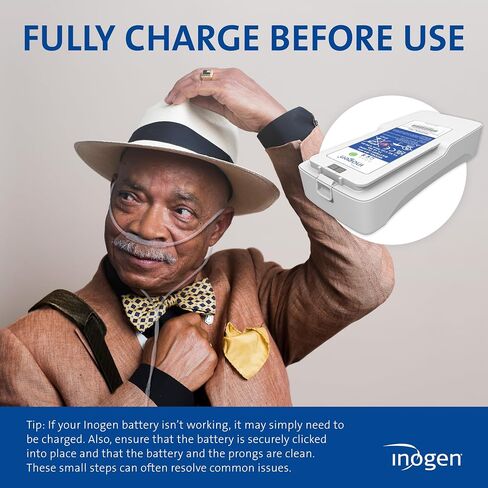 Inogen Rove 4 Intermediate (4-Cell) Battery - Portable Replacement Battery - for the Rove 4-0.8 lbs., 5.38 L X 2.64 W x 1 in. H in Saudi Arabia