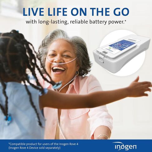 Inogen Rove 4 Intermediate (4-Cell) Battery - Portable Replacement Battery - for the Rove 4-0.8 lbs., 5.38 L X 2.64 W x 1 in. H in Saudi Arabia