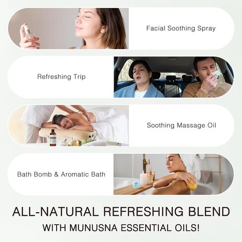 زيت النعناع العطري، زيت النعناع النقي والطبيعي 100%، 100 مل، زيت عطري عالي الجودة للعناية بالبشرة والجسم والشعر، والهواء المنعش، والمزاج، والناشر، والتدليك، وصناعة الصابون والشموع in Kuwait