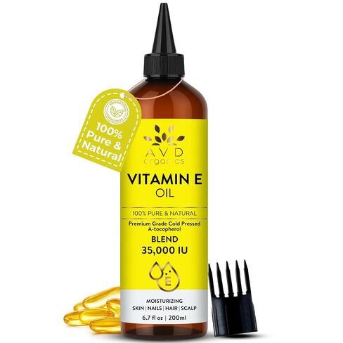 AVD ORGANICS Rosemary Oil for Hair Growth & scalp | Infused with Boitin | Hair Stregthening Nourishing and Volumizing | infused with Jojoba & Castor Oil | NON - GMO 120ml in Saudi Arabia