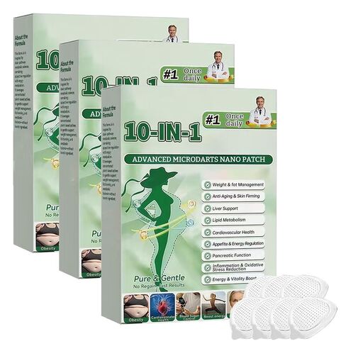 رقع Moringa Berberine X Nad، 2026 رقعة Moringa 10-in-1 Nano Microdarts المطورة، لشد البشرة، رقع طبيعية للعناية بالبشرة للنساء والرجال، تركيبة لطيفة لجميع أنواع البشرة (3 صناديق) in Kuwait