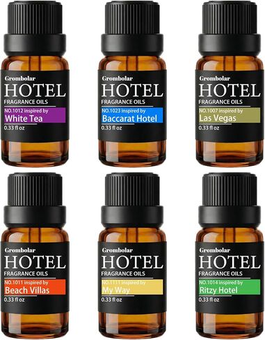 Essential Oils Set-Hotel Collection Diffuser Oil Gift Set,Premium Essential Oil for Diffusers, Home Care, Fragrance, Humidifiers in Saudi Arabia