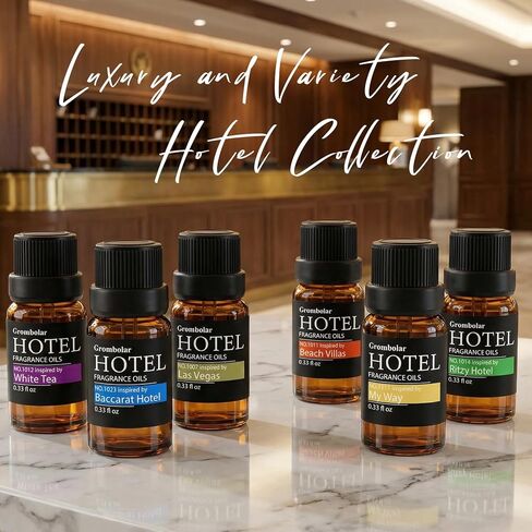 Essential Oils Set-Hotel Collection Diffuser Oil Gift Set,Premium Essential Oil for Diffusers, Home Care, Fragrance, Humidifiers in Kuwait
