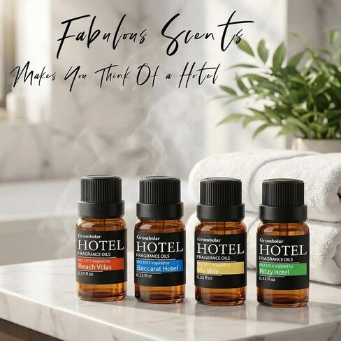Essential Oils Set-Hotel Collection Diffuser Oil Gift Set,Premium Essential Oil for Diffusers, Home Care, Fragrance, Humidifiers in Kuwait