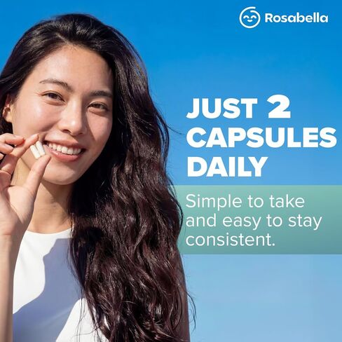 Rosabella Liposomal Glutathione 500mg – High Absorption Glutathione Supplement, Antioxidant Support, Cellular Health & Detox Support, 60 Capsules, 30 Day Supply, Daily Antioxidant Capsules in Saudi Arabia