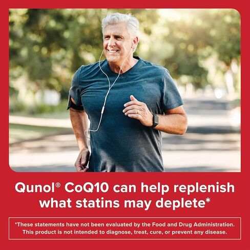 Qunol CoQ10 200mg Softgels, Ultra CoQ10 - Ultra High Absorption Coenzyme Q10 Supplements - Antioxidant Supplement for Vascular and Heart Health & Energy Production, 3 month supply, 90 Count in Saudi Arabia